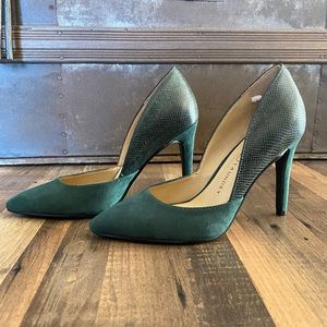 Chinese Laundry green heels